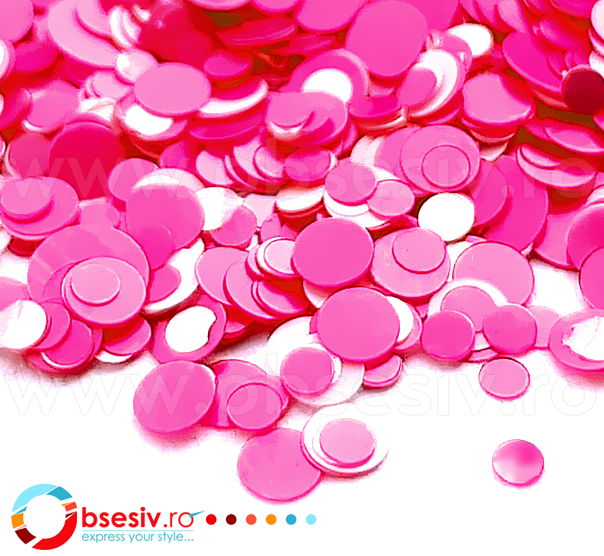 Confetti Unghii, Model 'Buline', Efect Lucios, Cod CU-23